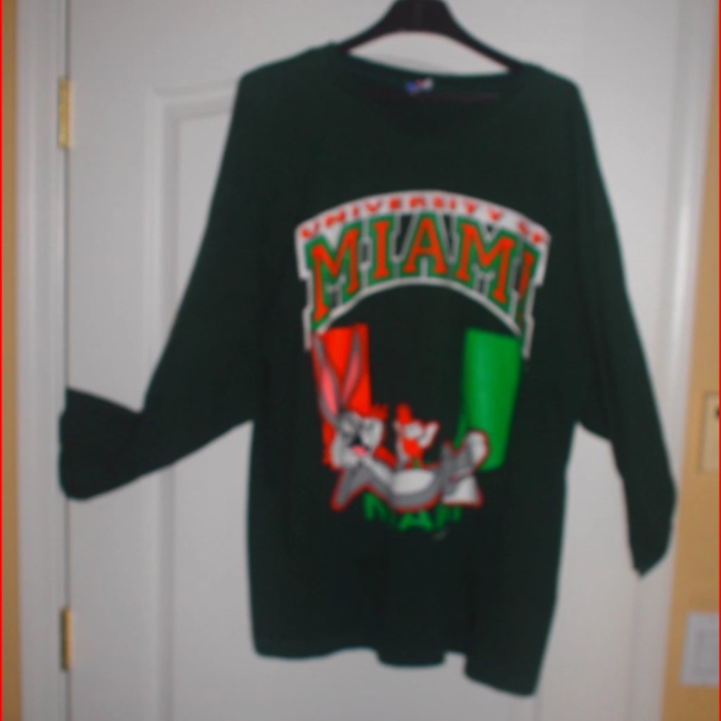 Rare Vintage University Of Miami Bugs Bunny Sweatshirt
